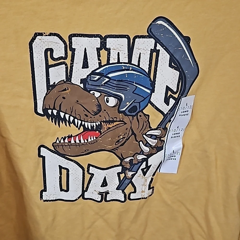 💙 Hockey game day long sleeve tee